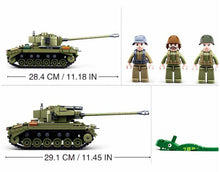 Load image into Gallery viewer, 742PCS Military Pershing M26 E1 Main Tank Building Block Brick Figures Model Educational Toy Fully