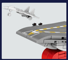 Load image into Gallery viewer, 458PCS PLA Navy Shandong Aircraft Carrier China Building Blocks Brick Model Fully