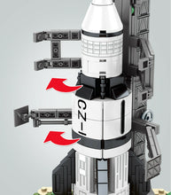Load image into Gallery viewer, 360PCS China Long March I Carrier Rocket CZ-1 Figure Building Block Brick Model Fully