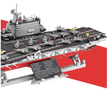 Load image into Gallery viewer, 2126PCS Military Army Aircraft Carrier Liaoning Building Blocks Brick Model Educational Toy Fully
