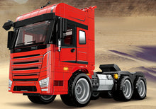 Load image into Gallery viewer, 716PCS MOC Semi Trailer Towing Container Truck Building Block Brick Model Educational Toy Fully