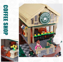 Load image into Gallery viewer, 2095PCS City Town Coffee Shop Restaurant Building Block Brick Figure Model Fully