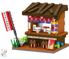 Load image into Gallery viewer, 233PCS MOC Mini Japanese Cuisine Ramen House Building Blocks Educational Toy Model Bricks Fully