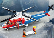 Load image into Gallery viewer, 402PCS Military S76D Emergency Rescue Helicopter Building Block Brick Model Educational Toy Fully