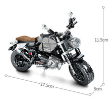 Load image into Gallery viewer, 262PCS Motorcycle Bike latte Technic MOC Building Blocks Bricks Model Educational Toy Fully
