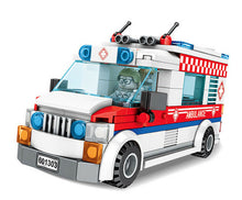 Load image into Gallery viewer, 238PCS City Car Accident Ambulance Building Blocks Bricks Figures Model Educational Toy Fully Compatible With Lego