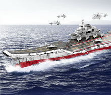 Load image into Gallery viewer, 2197PCS Military PLA NAVY Liaoning Aircraft Carrier Building Blocks Bricks Model Fully Compatible With