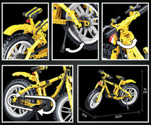 Load image into Gallery viewer, 225PCS MOC Mini Yellow Bike Bicycle Building Blocks Bricks Model Educational Toy Fully