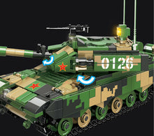 Load image into Gallery viewer, 807PCS Military 99A Main Battle Tank Building Block Brick Model Figures Educational Toy Fully
