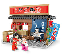 Load image into Gallery viewer, DIY Mini Japanese Takoyak House City Street Market Shop Educational Toy Building Block Brick Fully Compatible With Lego
