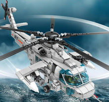 Load image into Gallery viewer, 935PCS Military Z-20 Attack Helicopter Fighter Building Block Brick Figure Model Fully Compatible With