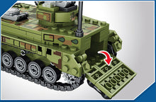 Load image into Gallery viewer, 376PCS Military 86 tracked Infantry fighting vehicle Building Blocks Model Educational Toy Fully