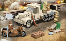Load image into Gallery viewer, 266PCS Military Army WW2 Nissan 180 Truck Building Blocks Bricks Figures Fully