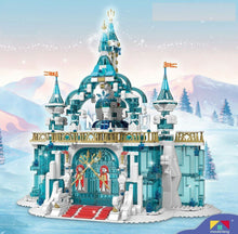 Load image into Gallery viewer, 1098PCS Girl Town Ice Castle Gate Fairy Tales Building Blocks Bricks Model Educational Toy Fully Compatible With Lego