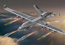 Load image into Gallery viewer, 738PCS Military Unmanned Dronev Wing Loong UAV-2 Building Blocks Bricks Model Fully