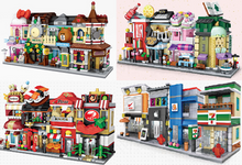 Load image into Gallery viewer, DIY Mini City Street Shop Store Restaurant View Educational Toy Building Block Gift Decorate Fully Compatible With Lego