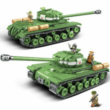 Load image into Gallery viewer, 1068PCS Military Heavy Tank Model Building Blocks Brick WW2 Soldier Figures Educational Toys Fully Compatible With Lego