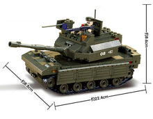 Load image into Gallery viewer, 312PCS Military Main Battle Tank Building Blocks Bricks Soldier Figure Model Educational Toy Fully