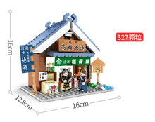 Load image into Gallery viewer, DIY Mini Japanese Izakaya City Street Market Shop Store Educational Toy Building Block Brick Fully Compatible With Lego