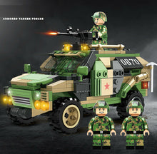 Load image into Gallery viewer, 350PCS Military Warrior Armored Off Road Car Building Block Brick Model Figures Fully