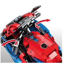 Load image into Gallery viewer, 857PCS Motorcycle Bike CBR Technic MOC Building Blocks Bricks Model Fully