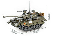 Load image into Gallery viewer, 588PCS Military Type 99 Main Battle Tank Building Block Brick Figure Educational Toy Model Fully