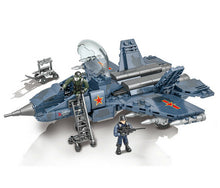 Load image into Gallery viewer, 386PCS Military J-31 Air Fighter Plane Building Block Brick Figure Model Educational Toy Fully
