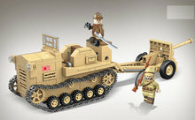 Load image into Gallery viewer, 450PCS Military Army WW2 98-4T Prime Mover Building Blocks Bricks Figures Model Fully Compatible With