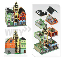 Load image into Gallery viewer, 7188PCS MOC City Clock Tower Square Building Blocks Model Bricks Figures Educational Toy Fully