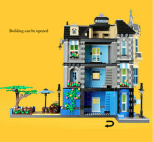 Load image into Gallery viewer, 2313PCS City Street Garden Coffee Shop Building Blocks Brick Model Educational Toy Fully Compatible With Lego
