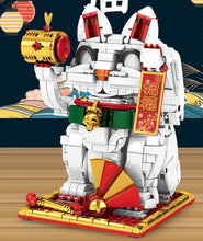 Load image into Gallery viewer, 760PCS Lucky Fortune Maneki Neko Cat Building Blocks Bricks Model Fully