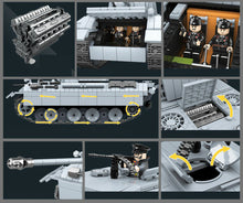 Load image into Gallery viewer, 990PCS WW2 Panzerkampfwagen V Panther Tank Building Blocks Soldier Figures Model Fully Compatible With Lego