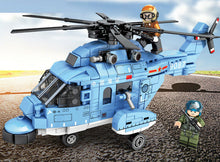 Load image into Gallery viewer, 375PCS Military Type 18 Purpose Helicopter Building Block Brick Figure Educational Toy Model Fully