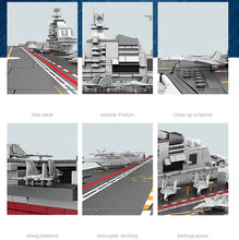 Load image into Gallery viewer, 2197PCS Military PLA NAVY Liaoning Aircraft Carrier Building Blocks Bricks Model Fully Compatible With