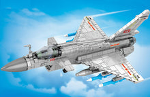 Load image into Gallery viewer, 820PCS Military J-10B Attack Fighter Aircraft Building Block Brick Figure Model Fully