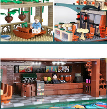 Load image into Gallery viewer, 2095PCS City Town Coffee Shop Restaurant Building Block Brick Figure Model Fully