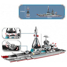 Load image into Gallery viewer, 725PCS Military Aegis missile Battleship Building Block Brick Figure Model Educational Toy Fully