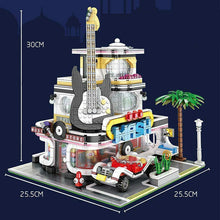 Load image into Gallery viewer, 2168PCS City Street Guitar Shop Building Blocks Bricks Educational Toy Model Set Light Fully Compatible With Lego
