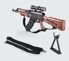 Load image into Gallery viewer, 738PCS Military AK47 Assault Rifle Scar Gun Building Blocks Bricks Model Educational Toy Fully