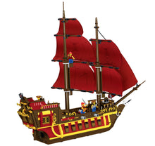 Load image into Gallery viewer, 1436PCS Black Pearl Ship Boat Pirates Building Blocks Bricks Model Educational Toy Figure Fully Compatible With Lego