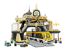 Load image into Gallery viewer, 3950PCS MOC City Euro Railway Station Building Blocks Model Bricks Figures Educational Toy Fully