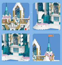 Load image into Gallery viewer, 1096PCS Girl Town Snow Castle Palace Fairy Tales Building Block Brick Model Educational Toy Fully Compatible With Lego