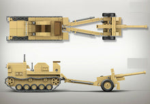 Load image into Gallery viewer, 450PCS Military Army WW2 98-4T Prime Mover Building Blocks Bricks Figures Model Fully Compatible With