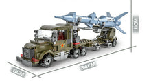 Load image into Gallery viewer, 362PCS Military HQ-2 Missile Transport Trailer Truck Building Block Brick Model Fully