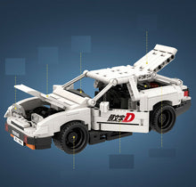 Load image into Gallery viewer, 588PCS MOC Initial D JDM AE86 Tureno GT Car Building Blocks Bricks Educational Toy Model Fully