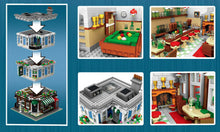 Load image into Gallery viewer, 3678PCS City Street Corner Queen Bar Pub Hotel Building Block Model Brick Fully Compatible With Lego