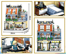 Load image into Gallery viewer, 1316PCS City Street Garden Hotel Building Blocks Bricks Figures Model Educational Toy Fully Compatible With Lego