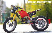 Load image into Gallery viewer, 547PCS MOC Camping Motorcycle Tricycle Building Block Brick Model Educational Toy Fully