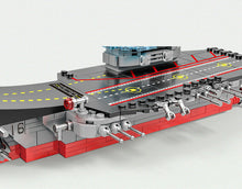 Load image into Gallery viewer, 462PCS Military Liaoning Aircraft Carrier Building Block Brick Figure Educational Toy Model Fully