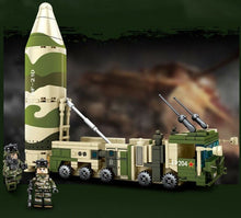 Load image into Gallery viewer, 389PCS Military DF21D Ballistic Missile Truck Building Blocks Bricks Model Educational Toy Fully